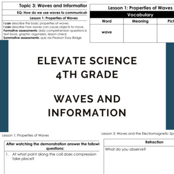 elevate science grade 4 teaching resources teachers pay teachers