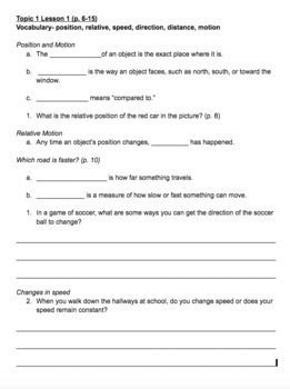 Preview of Elevate Science Saavas 3rd Grade Full Year Chapter Outlines Study Worksheets