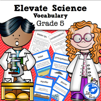 Preview of Elevate Science Vocabulary 5th Grade