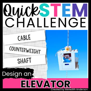 Preview of Elevator STEM Activity Simple Machines Challenge