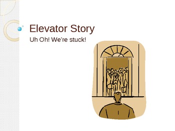 Preview of Elevator Story - Narrative Writing and the Plot Diagram