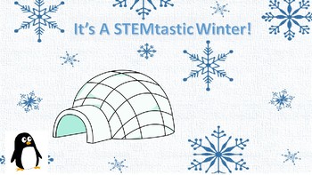 Preview of Eleven Winter STEM Challenges BUNDLE with Teacher Notes & Student Sheets