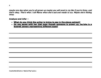 Eleven By Sandra Cisneros Comprehension Questions And Answer Key