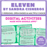 Eleven by Sandra Cisneros Questions - Google Classroom - D