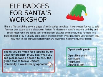 Badge Reel: Santa & IV Elves