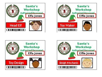 3 jobs for elves clipart