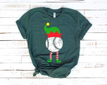 Download Elf Baseball Christmas Shirt Elf Sweater Baseball Mom Shirt Tackle Merry 1035s