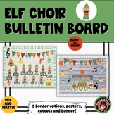 Elf Choir Bulletin Board Kit- Music Classroom Décor- Perfe