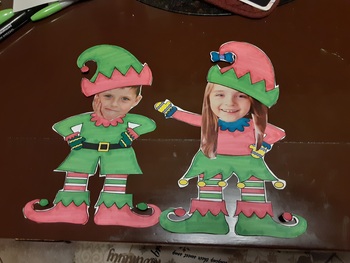 Preview of Elf Christmas Craft Activity BEST Parent Gift Option 4!