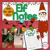 Elf Christmas Notes | Christmas Activities