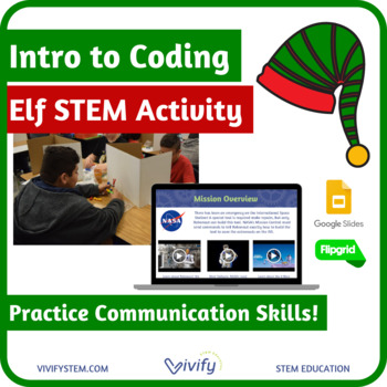 Preview of Elf Coding STEM Christmas Activity