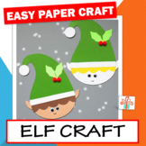 Elf Craft - Christmas Craft Activity - Christmas Bulletin Board