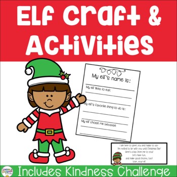 Elf Craft and Christmas Activities | TpT