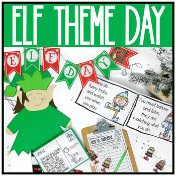 Preview of Elf Day Holiday Christmas Activities