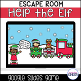 Elf Escape Room Digital Review Game Phonics and Phonemic A