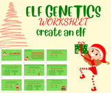 Elf Genetics Activity! CHRISTMAS/BIOLOGY/SCIENCE Worksheet