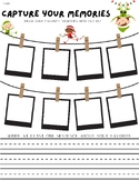 Elf Goodbye Letter Template (Draw and Write)