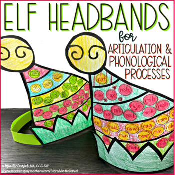 Preview of Elf Headbands for Articulation & Phonological Processes