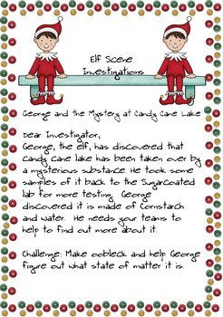 Elf Investigations Matter 3 by Infusion Education | TpT