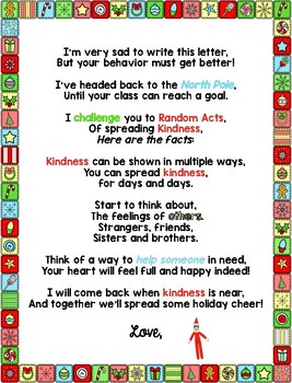 Elf Letter Editable Worksheets Teaching Resources Tpt