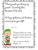 Elf Letters: Showing gratitude, thankfulness and kindness