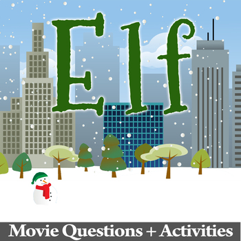 Preview of Elf Movie Guide + Activities | Christmas | Answer Keys Inc