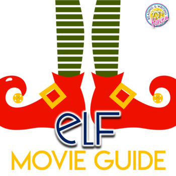 Preview of Elf Movie Guide and Answer Key with Comprehension Questions - Digital and Print