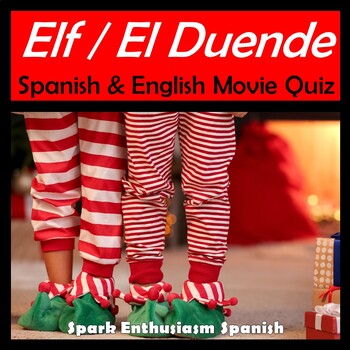 Preview of Elf Movie Questions in Spanish / El Duende