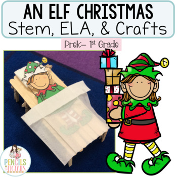 Preview of Elf Christmas STEM Project and Activities