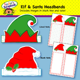 Elf & Santa Hats Headbands