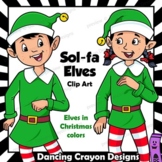 Elf Sol-fa Clip Art | Kodaly | Curwen Handsigns for Christmas