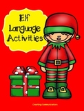 Elf  Speech & Language Activities