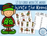 Elf Themed Write the Room with CVC Words!