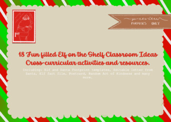 Preview of Elf ideas - 18 activities with resources 