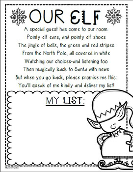 Holiday Journal Writing Activity Poem, Application Bundle by Cameron ...