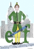 Elf the movie (Will Ferrell) colouring page!