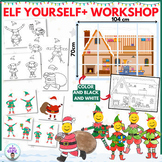 Elf yourself cut out templates-elf craft- Santa's workshop