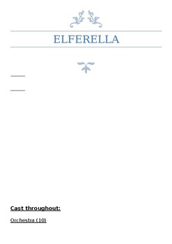 Preview of Elferella Christmas play script