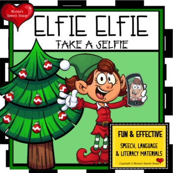 Preview of ELFIE SELFIE HOLIDAY CHRISTMAS Early Reader Literacy Circle
