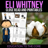 Eli Whitney Reading Passage and Activities