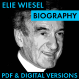 Elie Wiesel Biography Research, Holocaust, Wiesel Biography, PDF & Google Drive