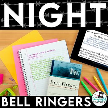 Preview of Elie Wiesel Night Common Core Bell Ringers