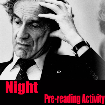 Elie Wiesel Nobel Prize Speech ~ Night Pre reading activity Distance