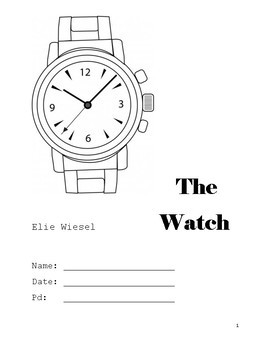 Preview of Elie Wiesel's "The Watch" packet