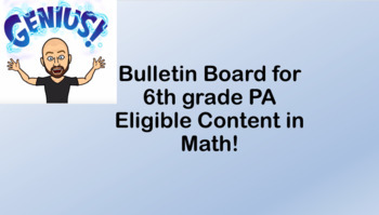 Preview of Eligible Content and Common Core Bulletin Board
