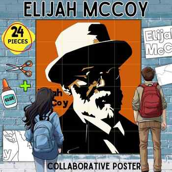 Preview of Elijah McCoy Collaborative Poster Canadian Black History Month Mural Project