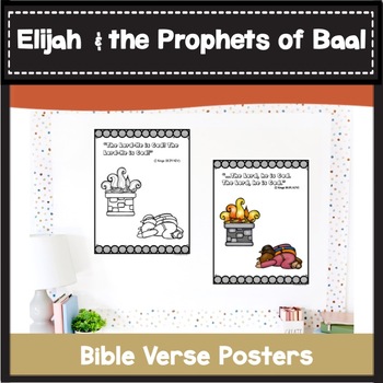 elijah and prophets of baal coloring pages