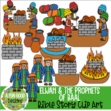 Elijah and the Prophets of Baal Clip Art