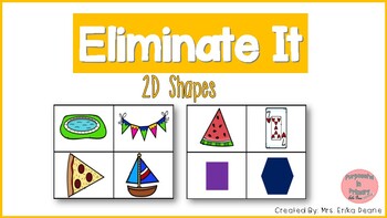 Preview of Eliminate It! 2D Shapes