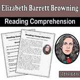 Elizabeth Barrett Browning Reading Comprehension for 4th/6